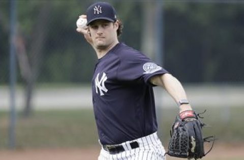 Yanks’ Cole strikes out 2 in hitless inning of spring debut