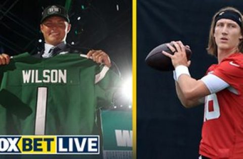 Clay Travis likes the value on Zach Wilson, not Trevor Lawrence to win ROY | FOX BET LIVE