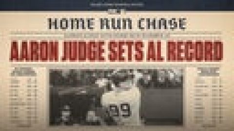 Aaron Judge breaks Roger Maris’ AL record with 62nd home run