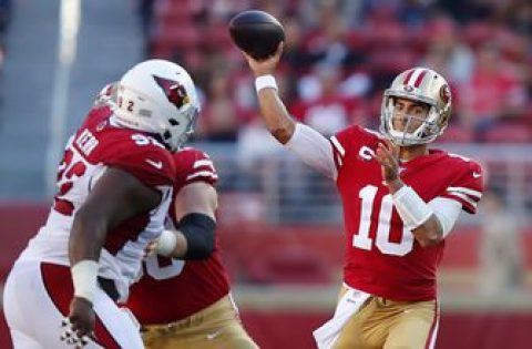 49ers rally past Cardinals 36-26 on 4 TD passes by Garoppolo