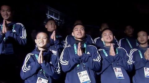 Rescued Thai football team honoured at Youth Olympic Games in Argentina