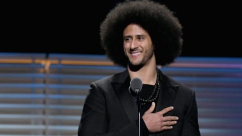 Kaepernick calls for further protests after being awarded prestigious honour