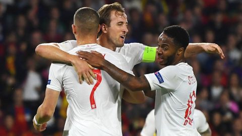 Sterling scores twice as England stun Spain