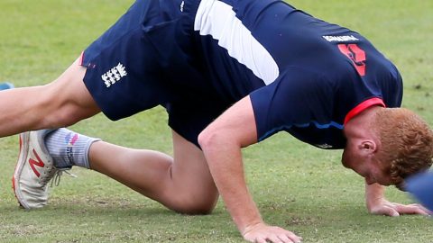 England batsman Bairstow suffers injury playing football