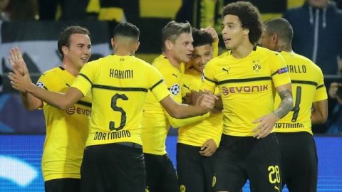 Borrusia Dortmund 4-0 Atletico Madrid: Jadon Sancho on target for Germans