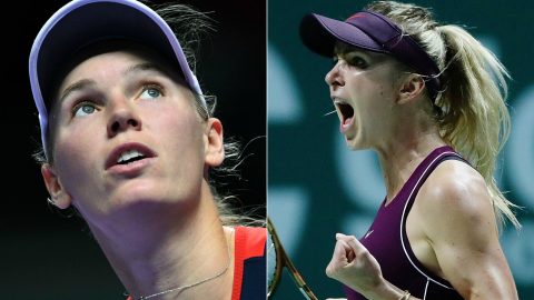 Svitolina knocks champion Wozniacki out of WTA Finals