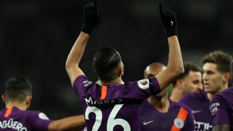 Tottenham 0-1 Manchester City: Mahrez dedicates goal to Leicester owner