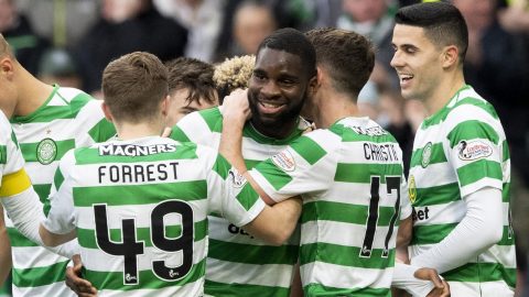Celtic 5-0 Hearts: Reigning champions outclass leaders Hearts with thumping win