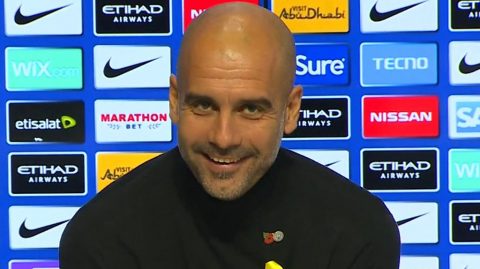 Pep Guardiola laughs off Dani Alves comments about his coaching being ‘better than sex’