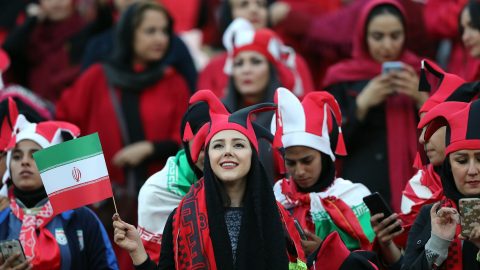 Iran women attend Asian Champions League football final