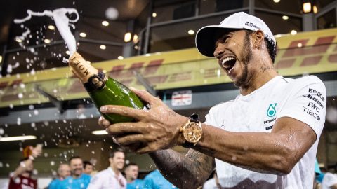 Lewis Hamilton ends season with Abu Dhabi win