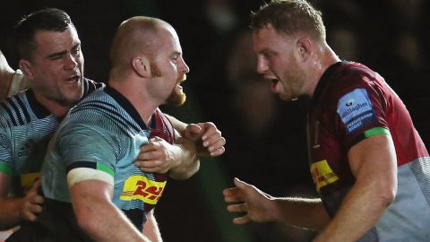 Premiership: Harlequins beat Exeter Chiefs 28-26 to end leaders’ unbeaten start