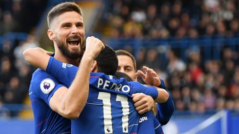 Chelsea 2-0 Fulham: Blues hold off spirited Cottagers to go third