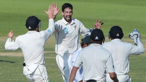 Pakistan v New Zealand: Three Somerville wickets help New Zealand seal series win