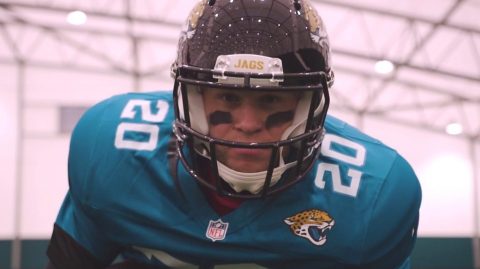 The NFL Show: Olly Murs is put through his paces by Jason Bell and Osi Umenyiora