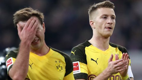 Fortuna Dusseldorf 2-1 Borussia Dortmund: leaders suffer first defeat