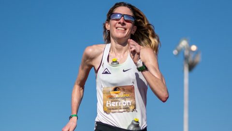 Camille Herron: US ultrarunner who breaks world records fuelled on tacos and beer