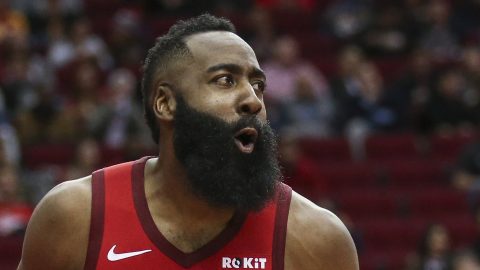 James Harden adds to NBA record as Houston beat Golden State in overtime