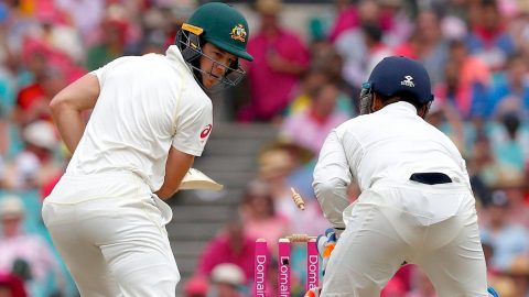 Australia v India: Tourists in control as hosts struggle with bat once again