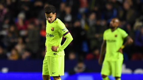 Copa del Rey: Barcelona fall to shock 2-1 defeat at Levante in last-16 first leg