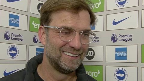 Brighton 0-1 Liverpool: Jurgen Klopp says Reds were ‘absolutely’ deserved winners