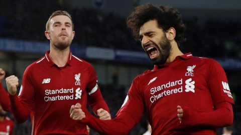 Brighton & Hove Albion 0-1 Liverpool: Mo Salah scores winner from spot