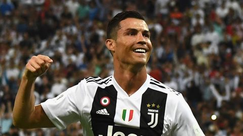 Juventus 1-0 AC Milan: Cristiano Ronaldo header wins Supercoppa for Juve