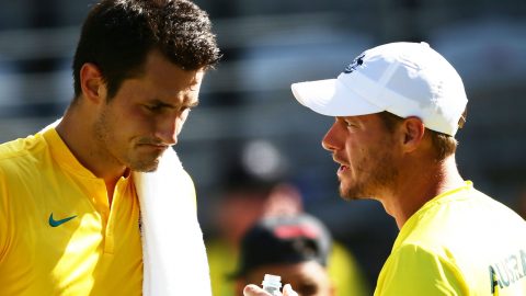 Bernard Tomic calls Lleyton Hewitt ‘liar’ over claims he threatened Davis Cup captain