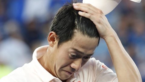 Novak Djokovic into Australian Open semi-finals after Kei Nishikori retires