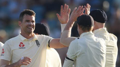 England in West Indies: James Anderson takes four wickets to boost tourists