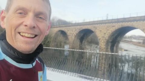 Snow, mild panic attacks & tea: Why is this Burnley fan RUNNING to every away Premier League game?
