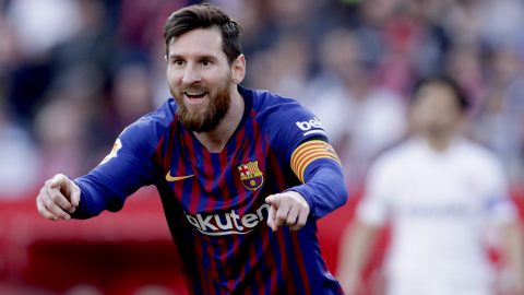 Sevilla 2-4 Barcelona: Lionel Messi scores 50th hat-trick in win