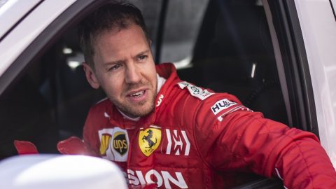 Sebastian Vettel crashes Ferrari on day two of Barcelona test