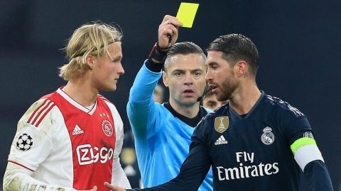 Sergio Ramos: Real Madrid gets two-game European ban for ‘deliberate booking’