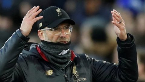 Jurgen Klopp: Liverpool boss ‘completely fine’ chasing Manchester City for title