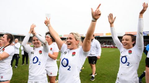 England beat Italy 55-0 to maintain Six Nations Grand Slam title hopes