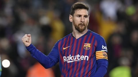Barcelona 3-1 Rayo Vallecano; Lionel Messi scores as leaders win