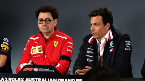Mercedes boss Wolff expects Ferrari to compete in Bahrain