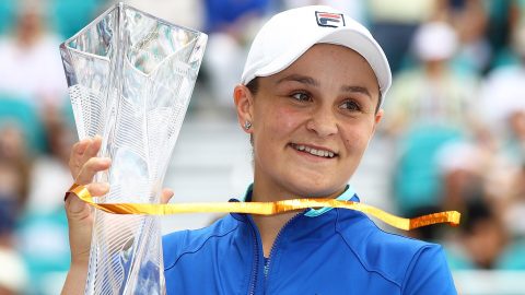 Miami Open: Ashleigh Barty beats Karolina Pliskova to win WTA title
