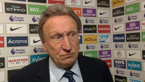 Manchester City 2-0 Cardiff City: Warnock says his players ‘couldn’t have given any more’