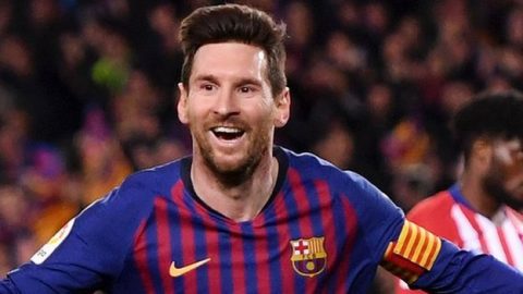 Barcelona 2-0 Atletico Madrid: Messi and Suarez score after Diego Costa red card