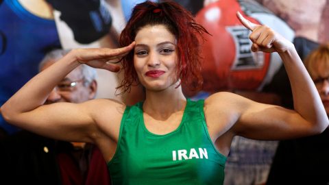 Sadaf Khadem: Iranian female boxer halts return over arrest fears