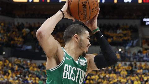 NBA play-offs: Boston Celtics beat Indiana Pacers to reach Eastern Conference semi-finals