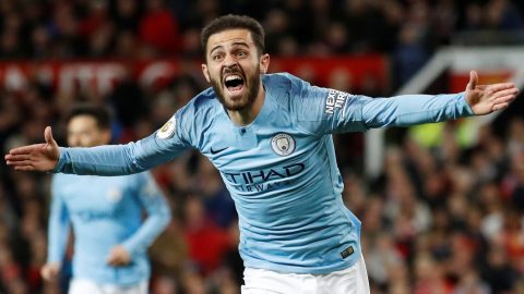 Man Utd 0-2 Man City: Champions win derby to go top of table