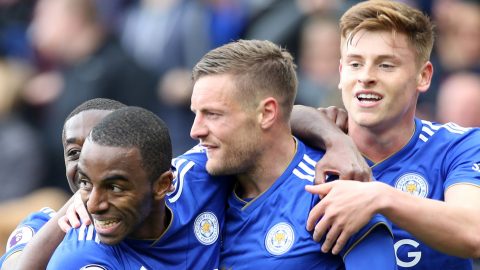 Leicester City 3-0 Arsenal: Jamie Vardy scores twice in Foxes win