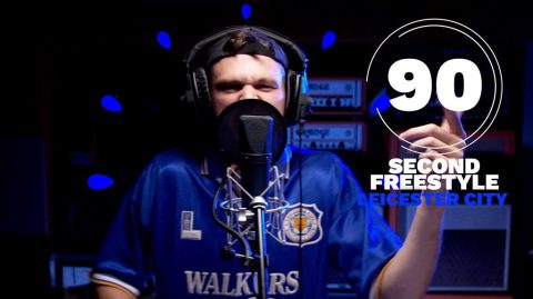 Leicester’s Premier League title win freestyle challenge in 90 seconds with Kamakaze