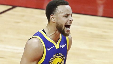 NBA play-offs: Stephen Curry inspires Golden State Warriors to eliminate Houston Rockets