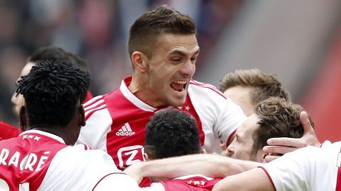 Ajax 4-1 Utrecht: Hosts on brink of Eredivisie title