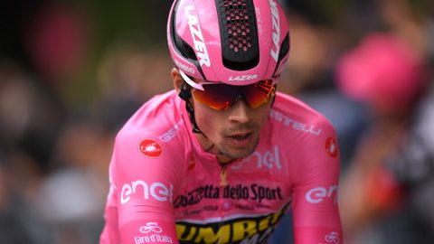 Giro d’Italia: Simon Yates limits losses to Primoz Roglic after crashes in stage four finale
