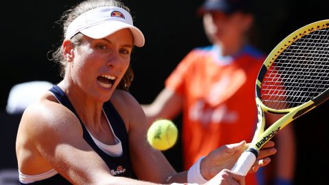 Italian Open: Johanna Konta wins twice in day to reach quarter-finals